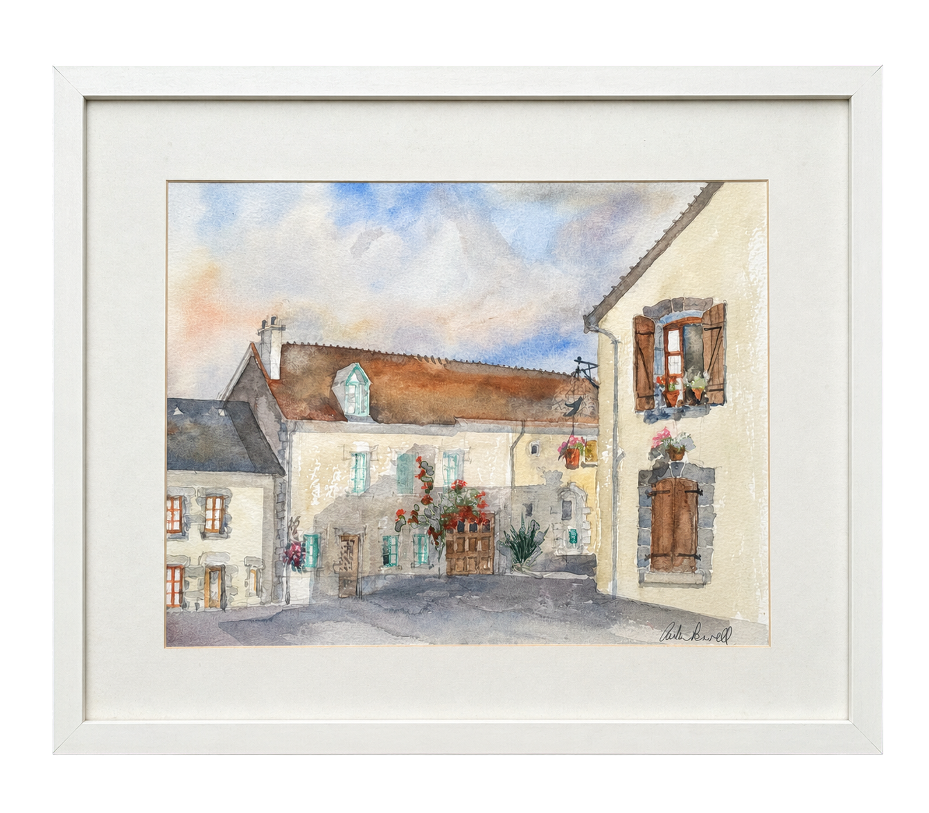 Village Courtyard, France