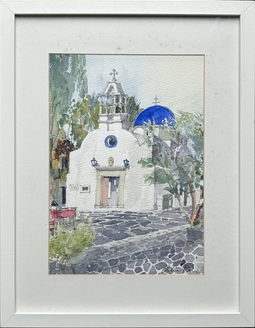 Blue-Domed Island Church